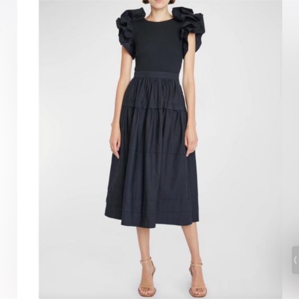 ULLA JOHNSON francine midi dress Sz 10